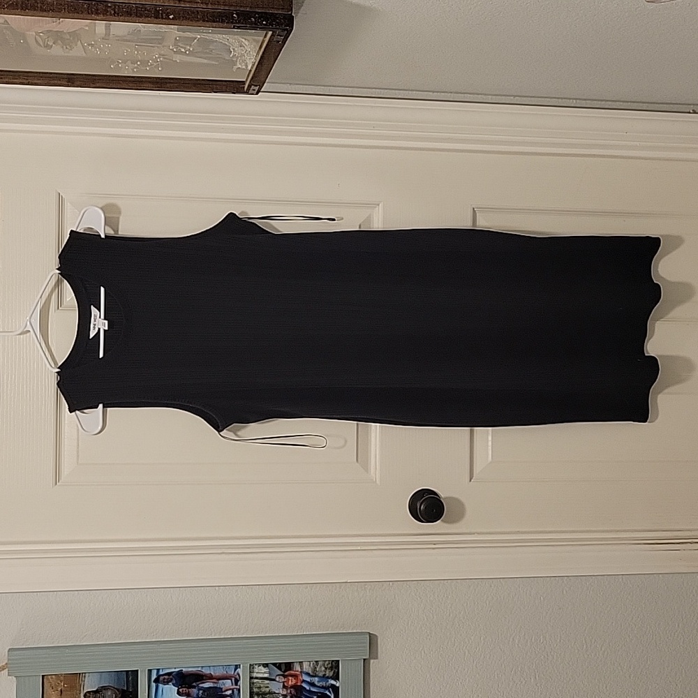 Nine West Ribbed‎ Casual Dress XXL Black